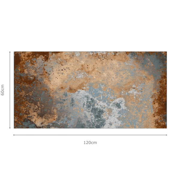 VENUS RUST bruine metallic tegel 60x120 cm – porseleinen tegel met luxe bruine metallic afwerking van Tegelplus voor stijlvolle Belgische interieurs