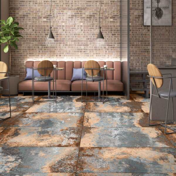 VENUS RUST bruine metallic tegel 60x120 cm – porseleinen tegel met luxe bruine metallic afwerking van Tegelplus voor stijlvolle Belgische interieurs