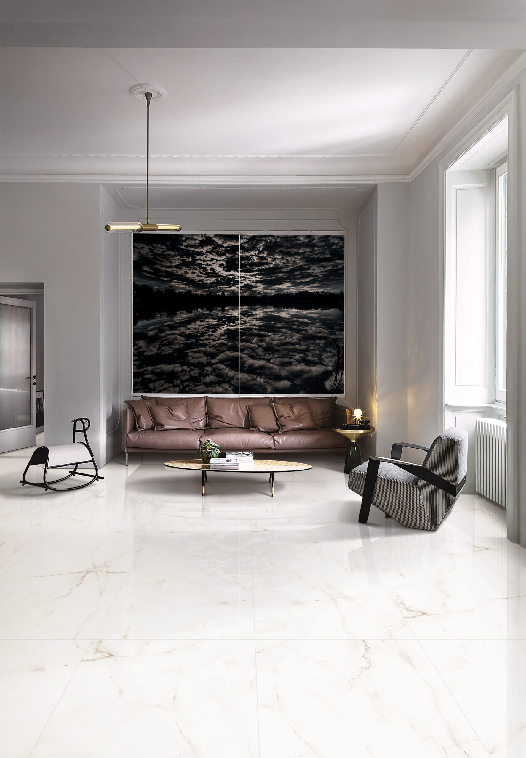 VERONA SKY witte marmerlook tegel 80x80cm mat – grootformaat tegel van Tegelplus geschikt voor residentieel en commercieel gebruik