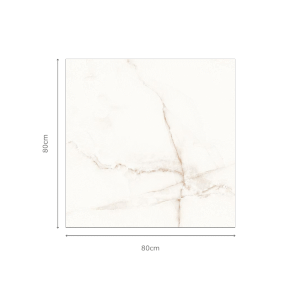 VERONA SKY witte marmerlook tegel 80x80cm mat – grootformaat tegel van Tegelplus geschikt voor residentieel en commercieel gebruik