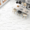 VOLCANIC GREY INFINITY witte marmerlook tegel 60x120 cm met glanzend oppervlak en vulkanische grijstinten – Tegelplus België