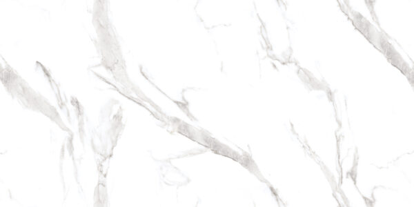 VOLCANIC GREY INFINITY witte marmerlook tegel 60x120 cm met glanzend oppervlak en vulkanische grijstinten – Tegelplus België