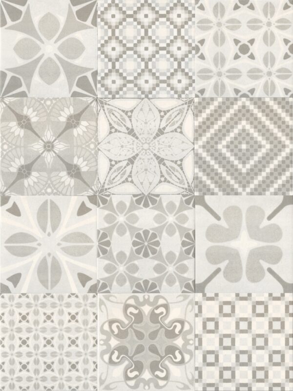 ZARA GREY T - 20x20cm Matt Tiles