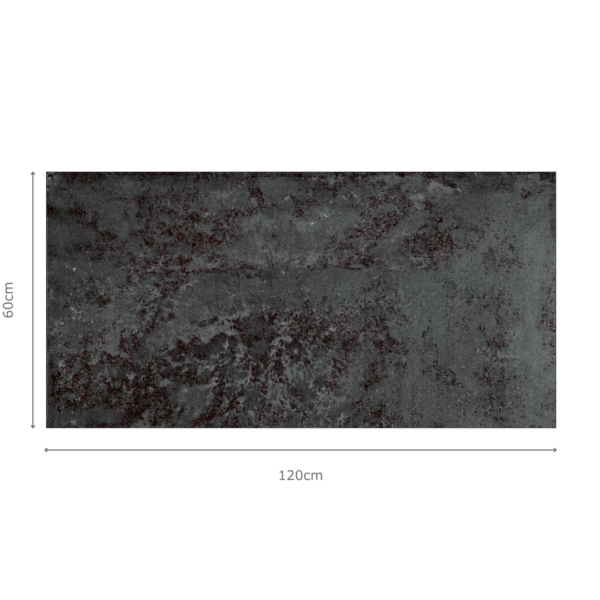 KRETOS STEEL grijze metallic tegel 60x120 cm – porseleinen tegel van Tegelplus met verfijnde metalen afwerking voor luxe Belgische interieurs
