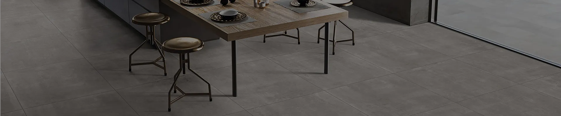 ALEUT GREY Grey Cement Tiles 80x80cm