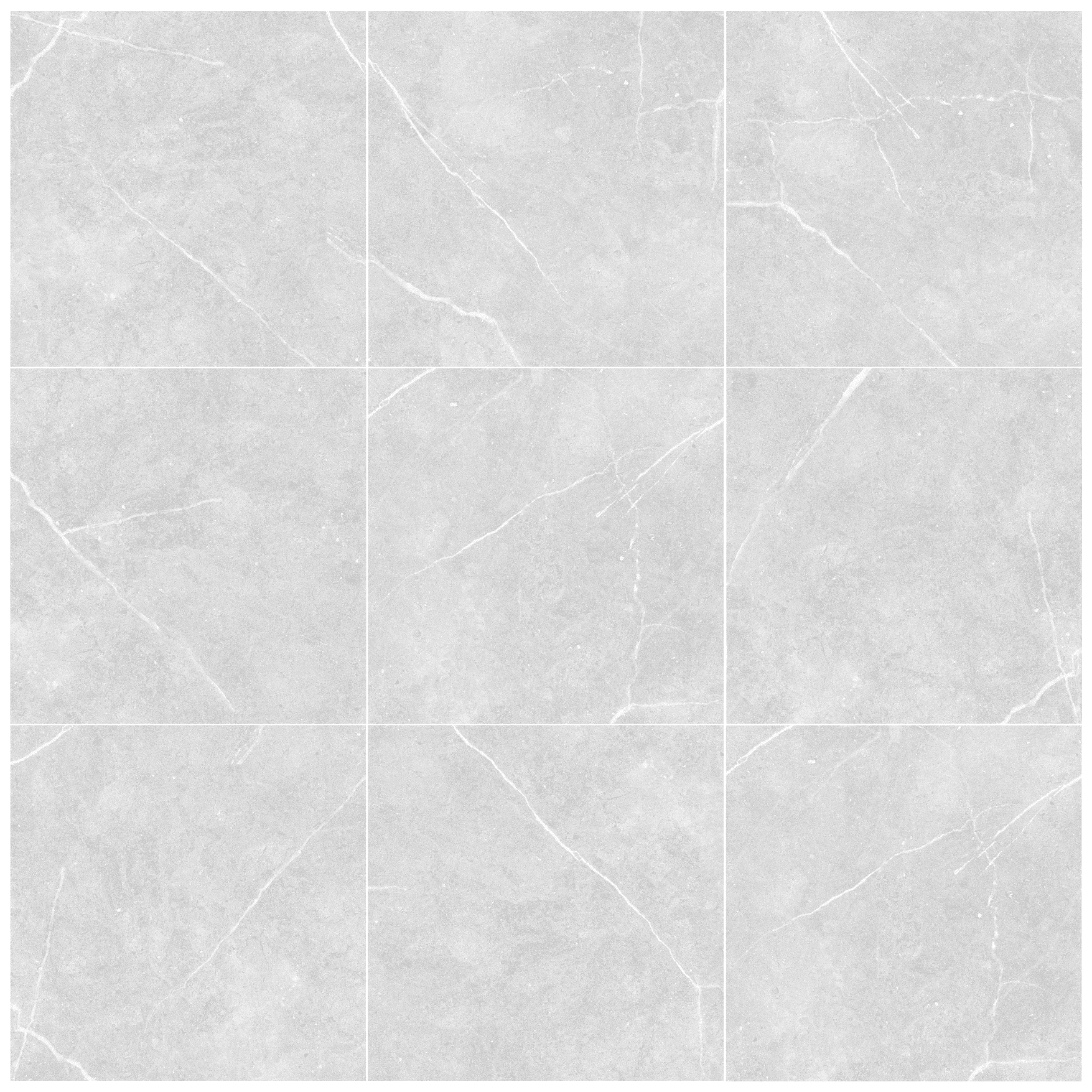 CRYSTAL GREY - 80x80cm Glossy Tiles